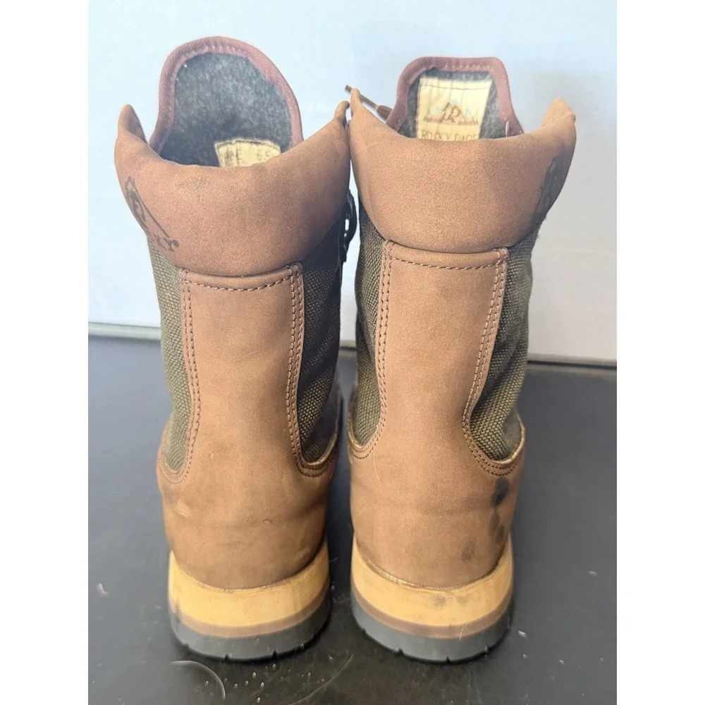 Rocky Gore-Tex Thinsulate Leather Ankle Work Boots Brown  Lace Up 6.5 